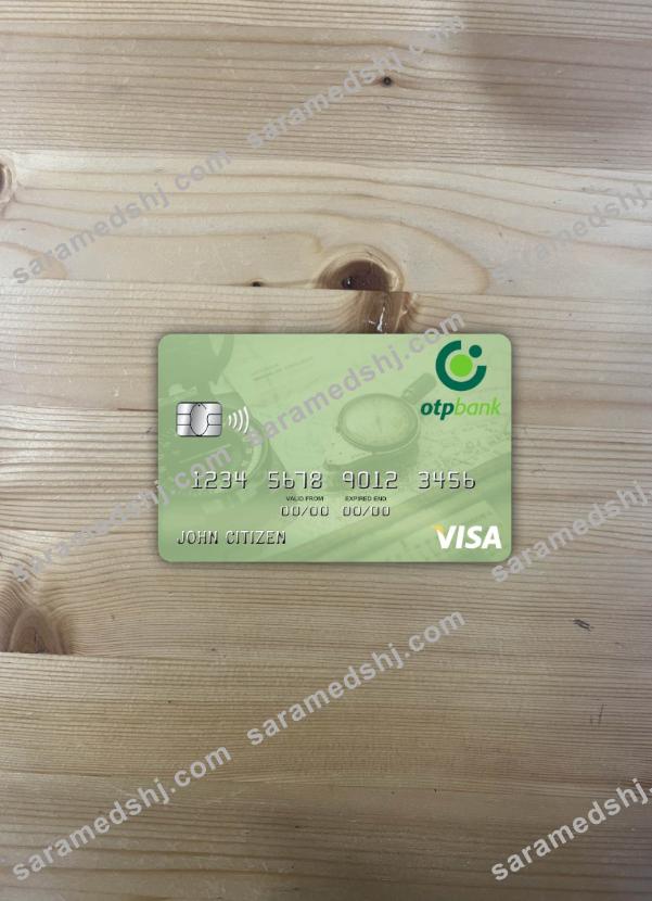 Hungary OTP Bank visa card photolook front